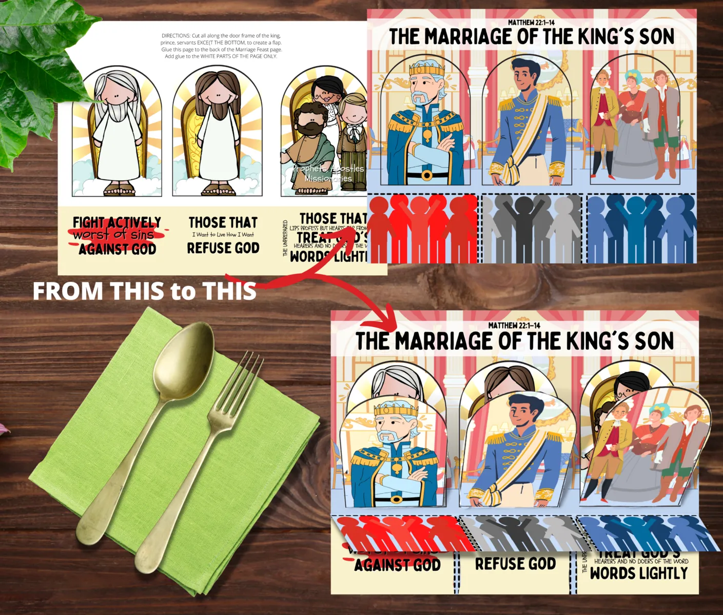 parable of the wedding feast marriage of the kings son bible lesson for kids