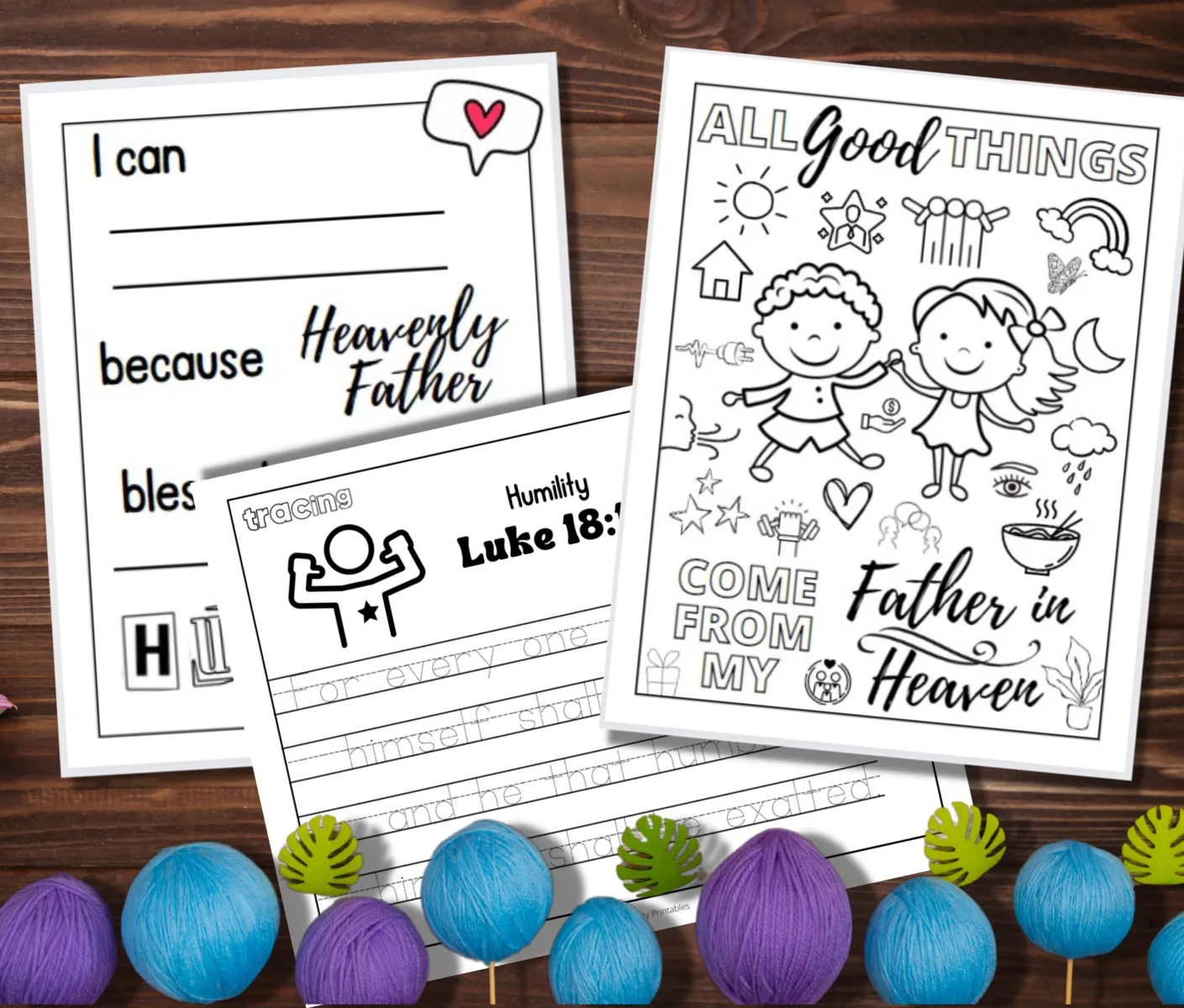 humility kids bible printable