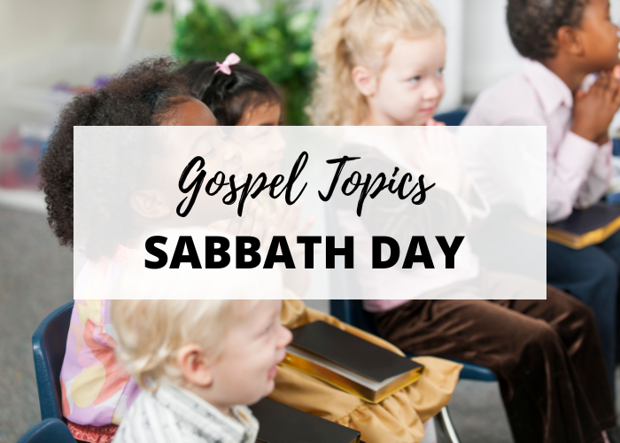 The Big list of Sabbath Day Lesson Ideas Follow Me, Kids Bible