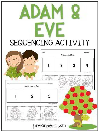 adam and eve bible printables for kids