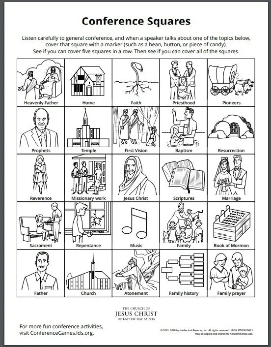 LDS General Conference Resources for Kids