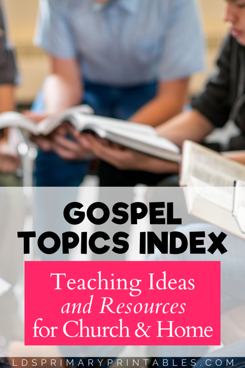 LDS Primary Printables: Home