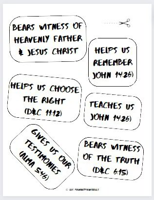 Holy Ghost Lesson Resource Ideas & Activities (Come Follow Me Families ...