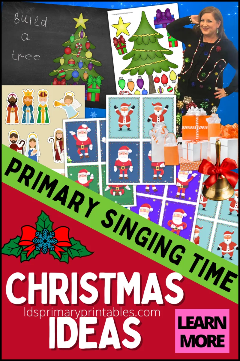 christmas lds primary song primary singing time ideas