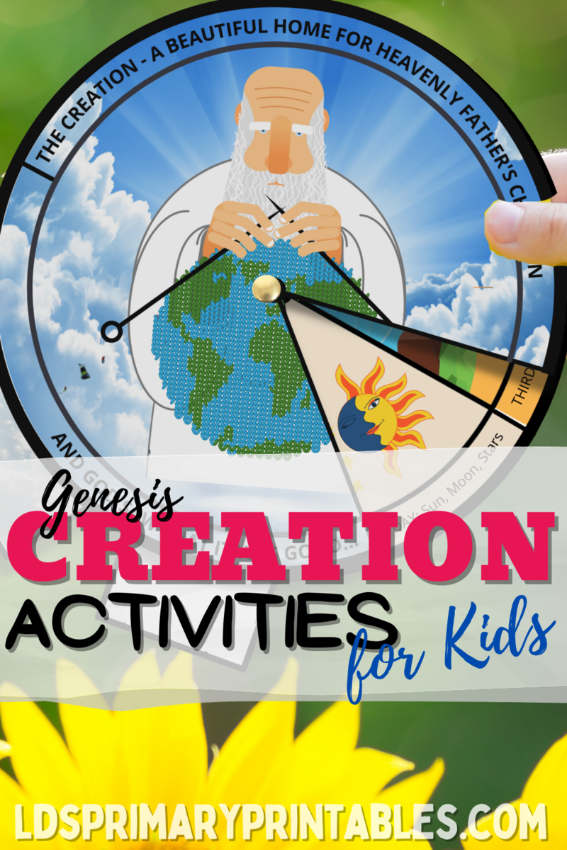 The Creation Bible Story Lesson Activities, Crafts, Songs & Printables ...