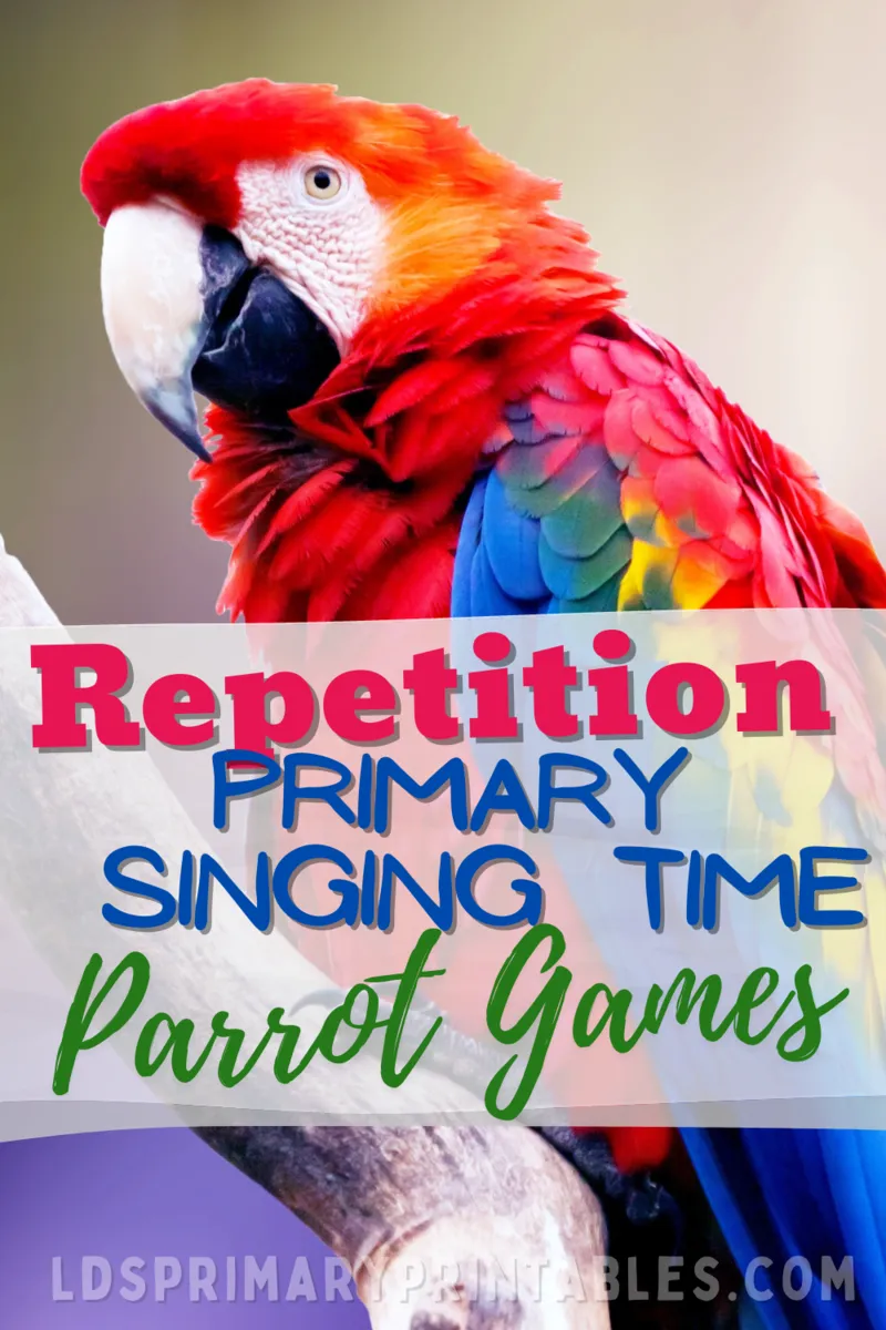 primary singing time repetition games pete and repeat parrots games