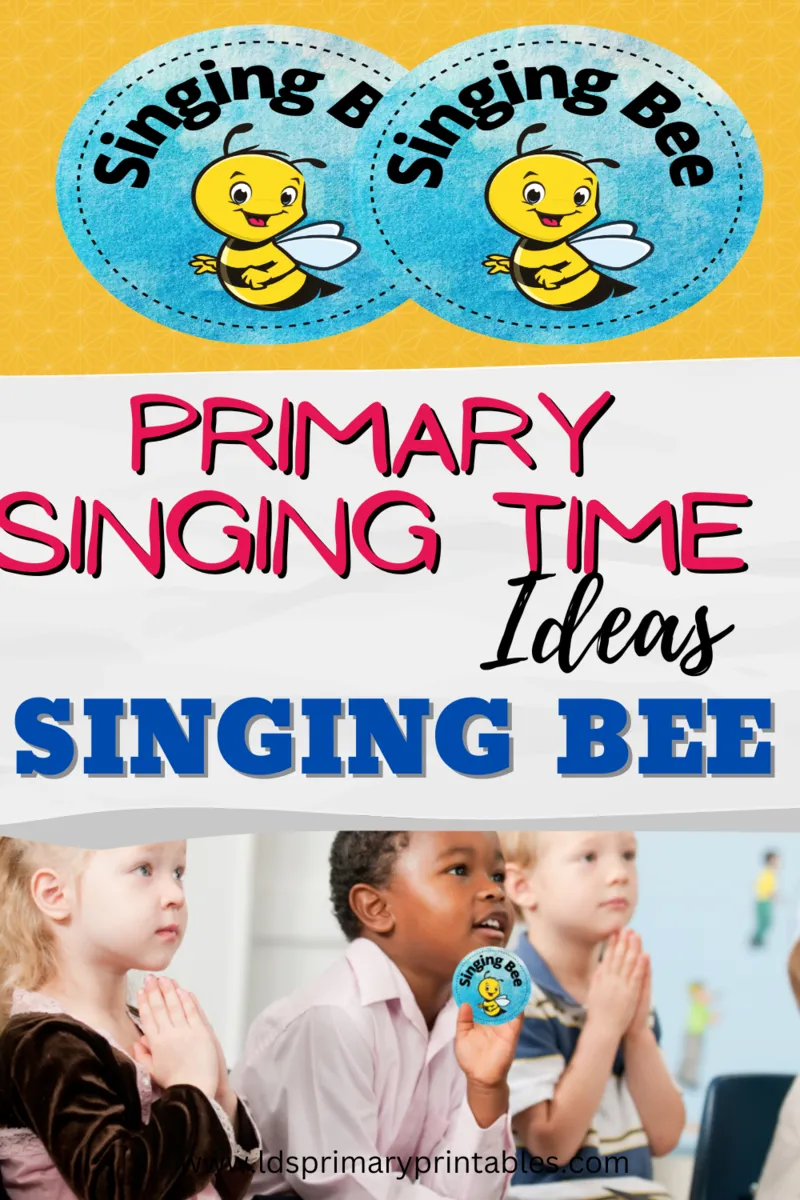 primary singing time ideas singing bee pass the bee game