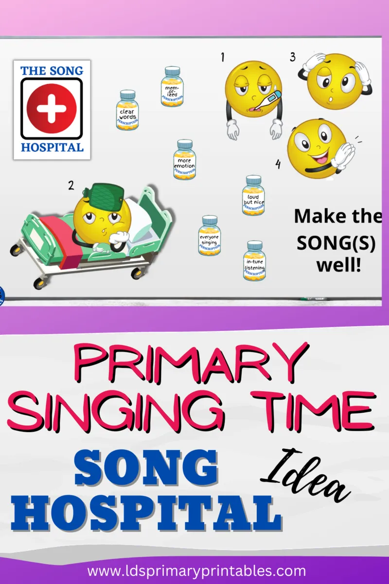 primary singing time song review idea SONG HOSPITAL