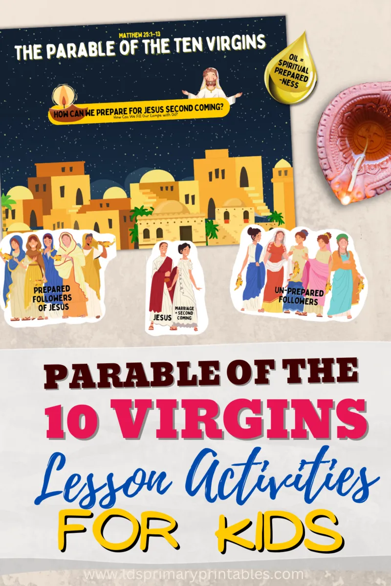 parable of the ten virgins bible lessons and activities for kids