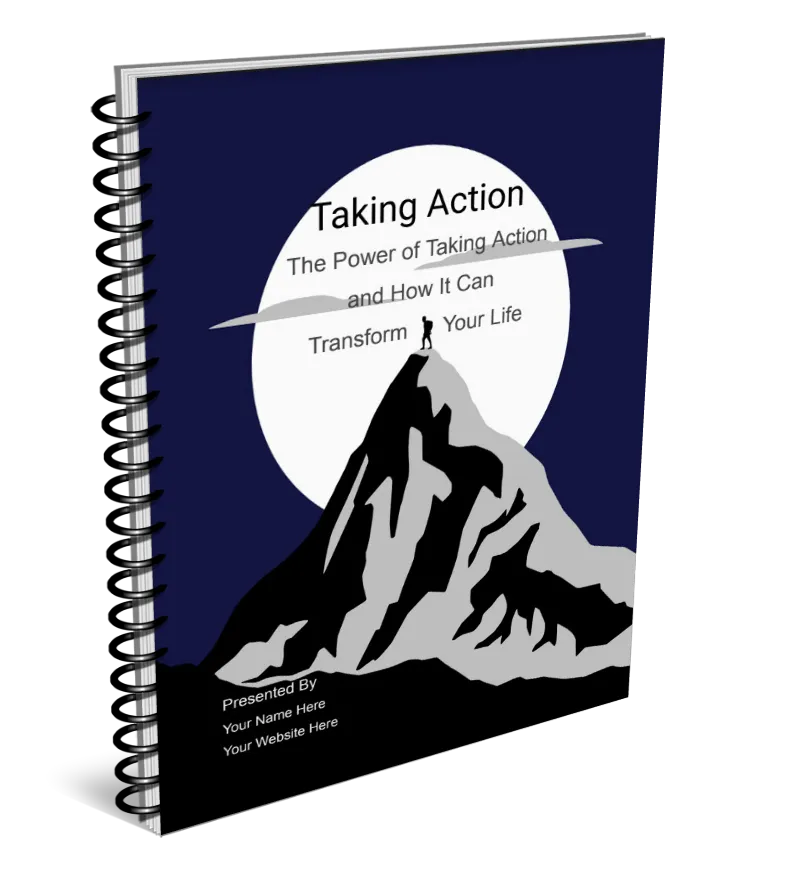 "Taking Action" - The Ultimate FREE Personalized eBook for Email Marketers