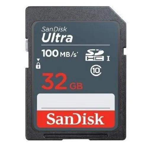 32GB SD SANDISK ULTRA MEMORY CARD (SDSDUNR-032G-GN3IN)