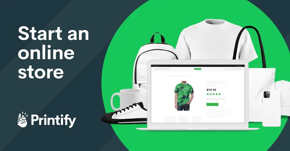 Start and connect your online Printify store here