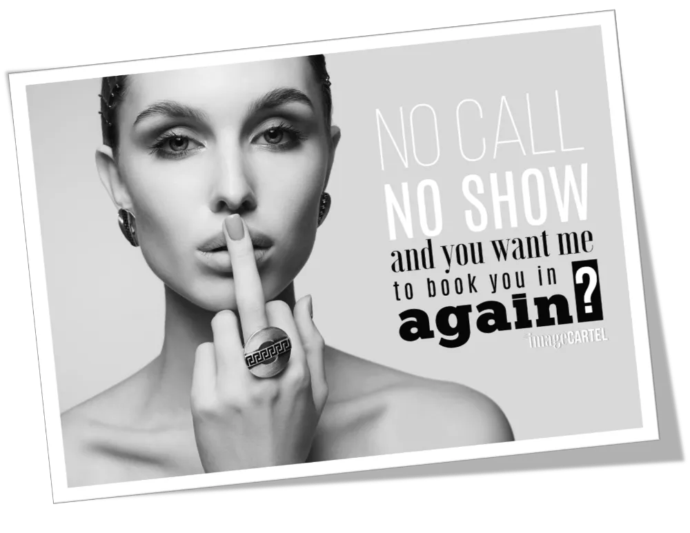 No Call No Show Poster for Nail Techs
