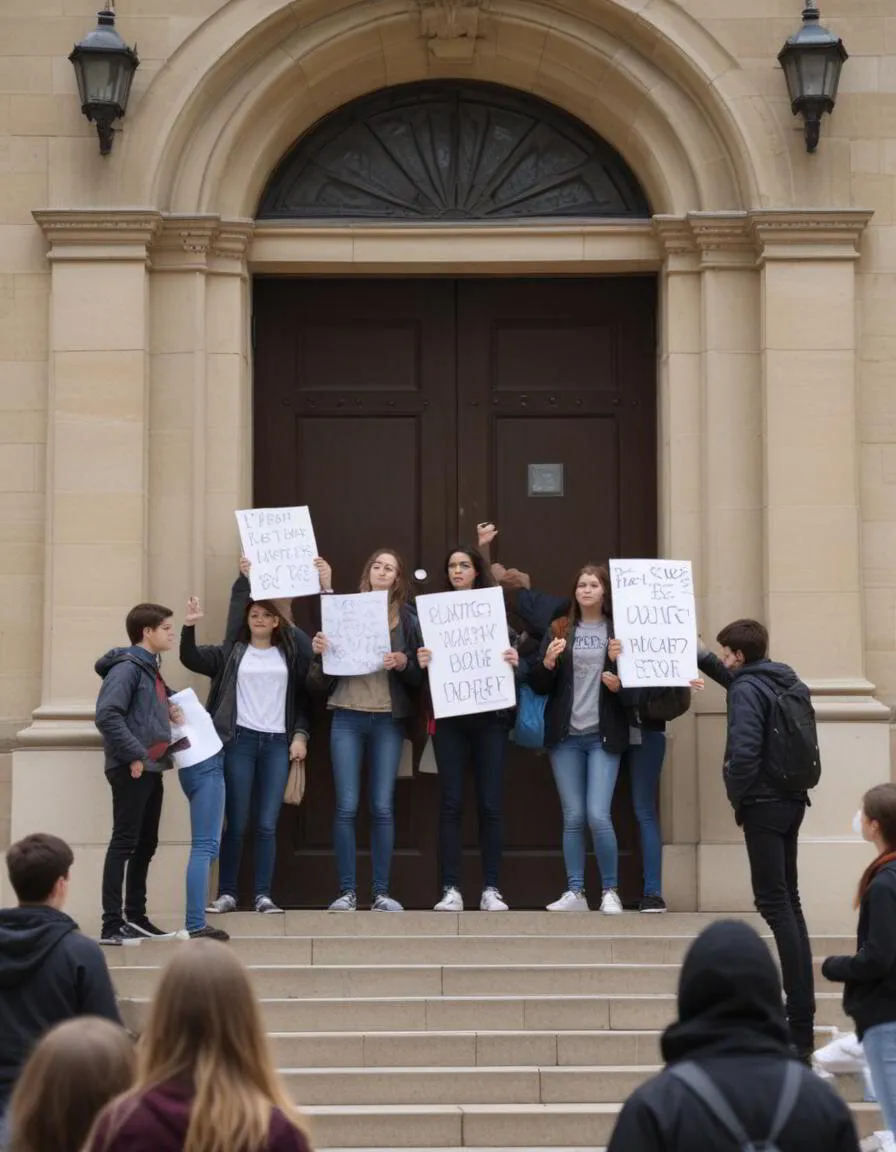 Protesta universidad