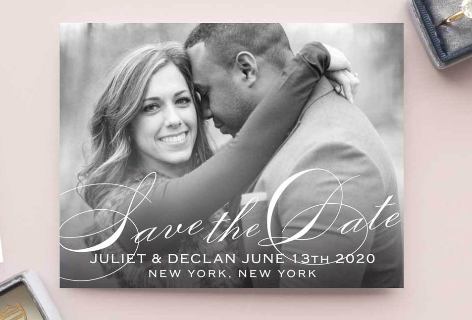 Save-The-Dates and Wedding Invitations from Basic Invite