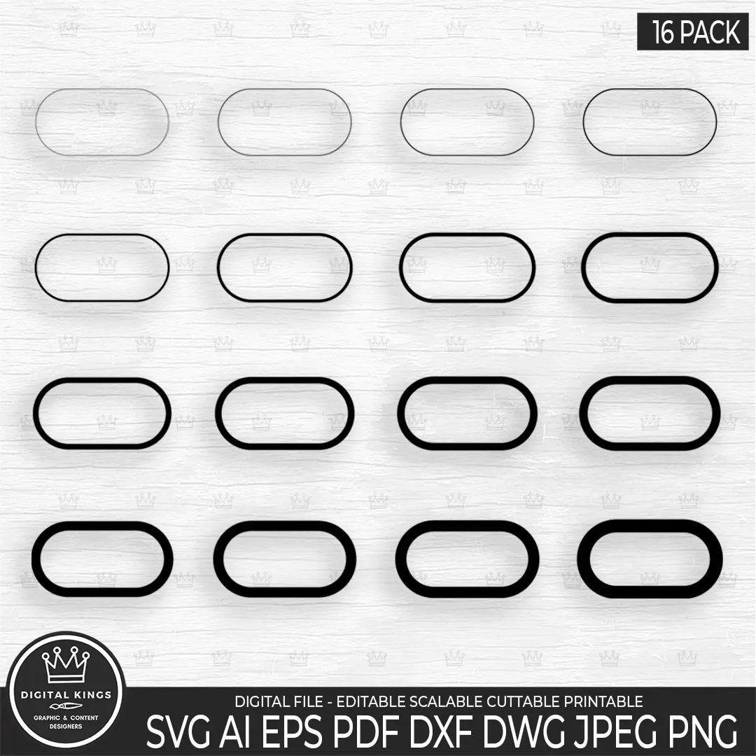 Rectangular Frame Dxf RECTANGLE FRAME 16 BUNDLE SVG DXF digital files PNG #823
