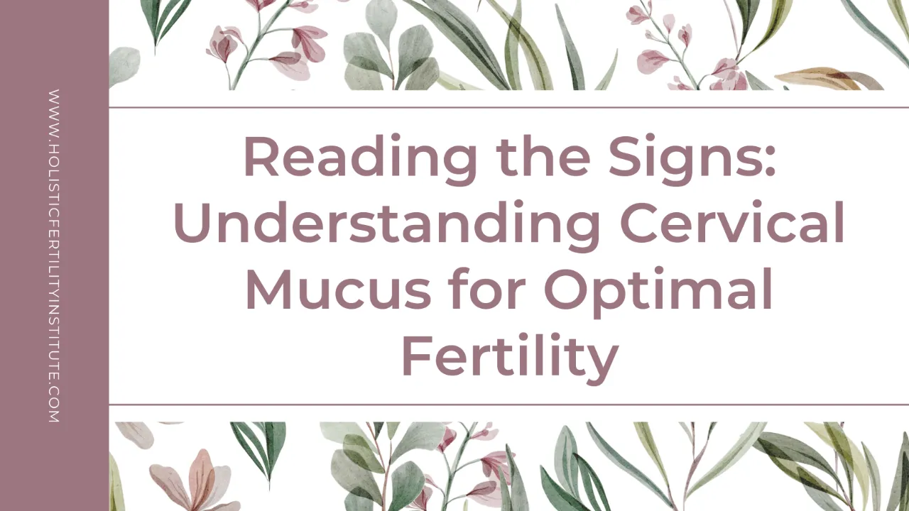 Reading the Signs: Understanding Cervical Mucus for Optimal Fertility