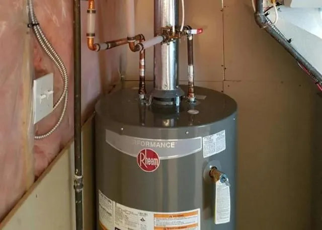 A mid efficient water heater