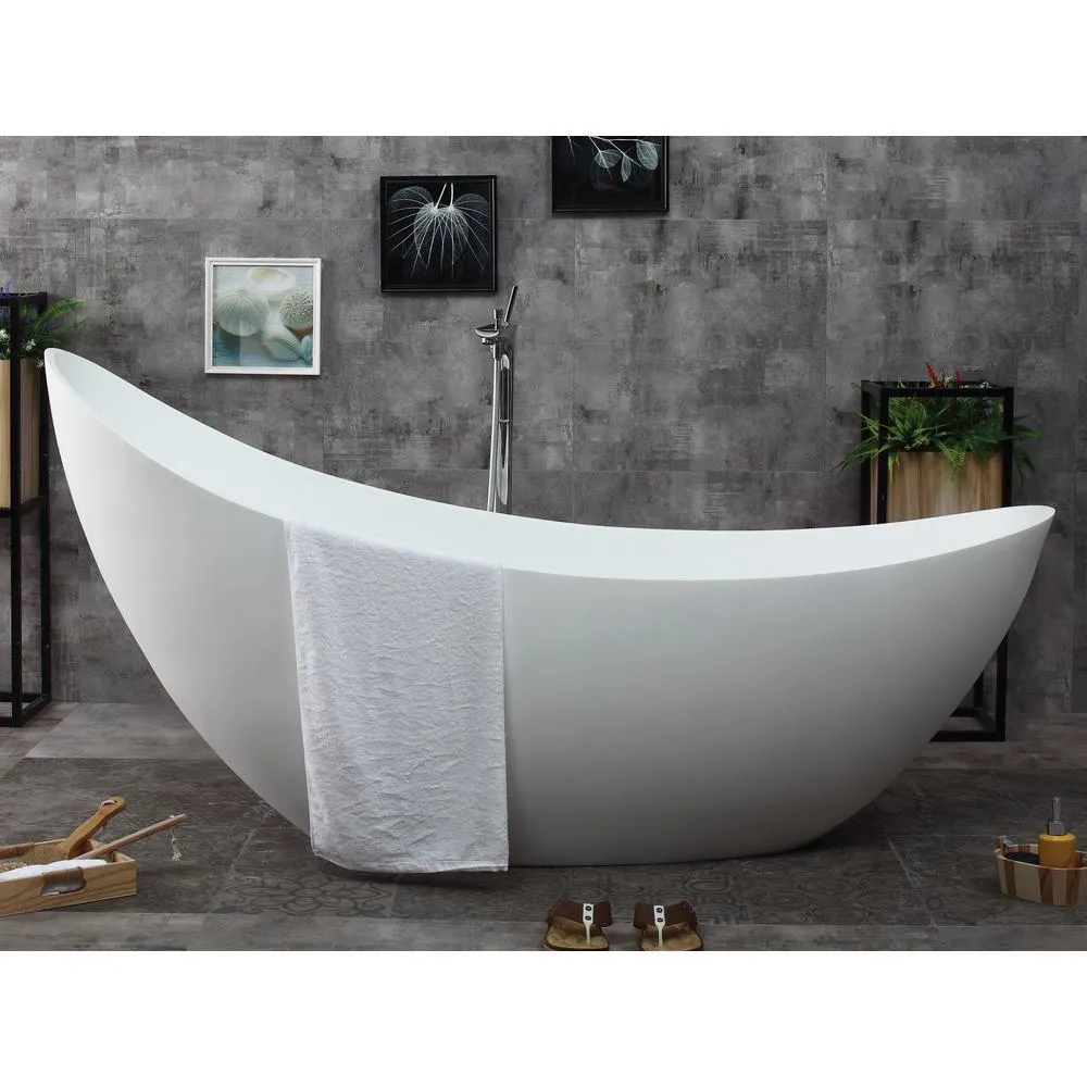 A modern bathtub