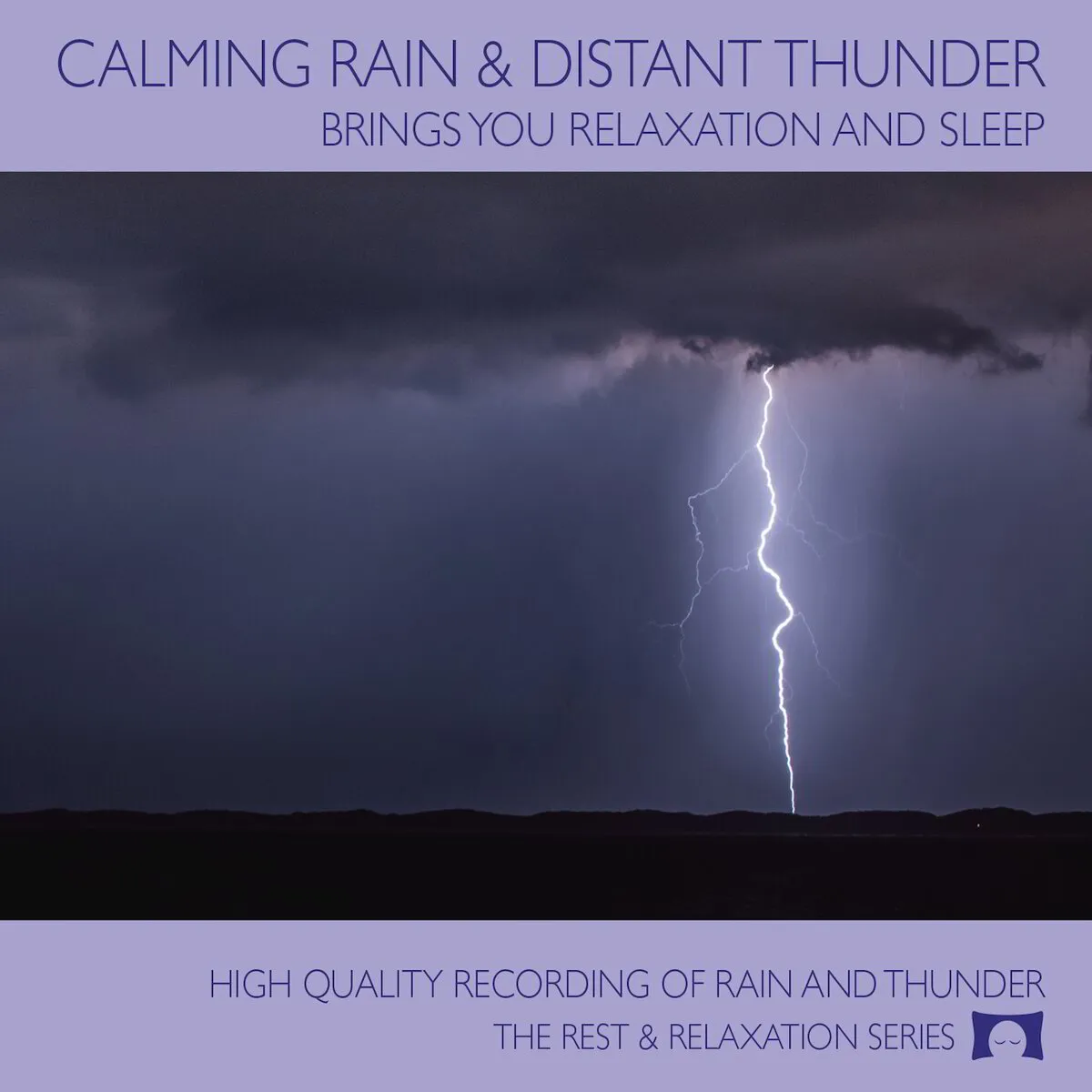 Calming Rain and Distant Thunder - Nature Sound Recording - Physical CD