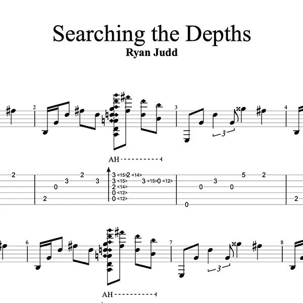 "Searching the Depths" Guitar Tab