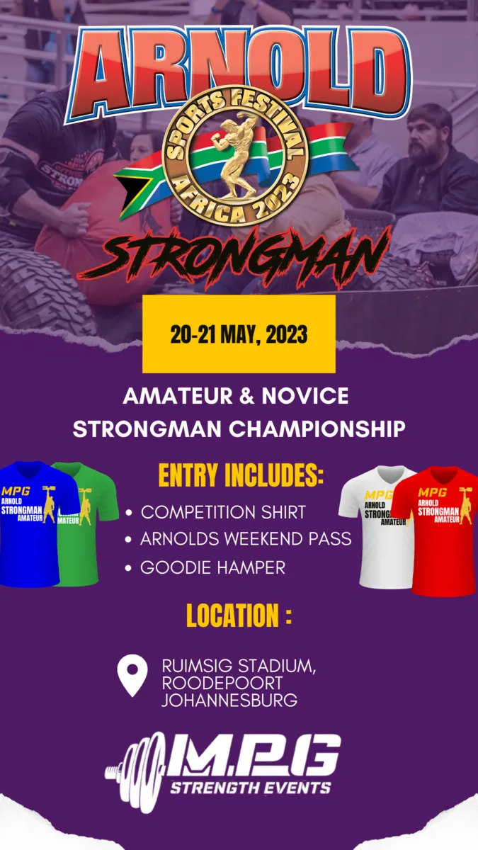 Arnold Classic Africa Strongman 2023