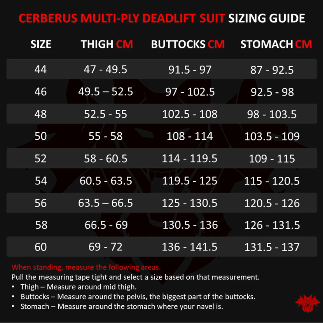 CERBERUS Multi-Ply Deadlift Suit (Pre-Order)