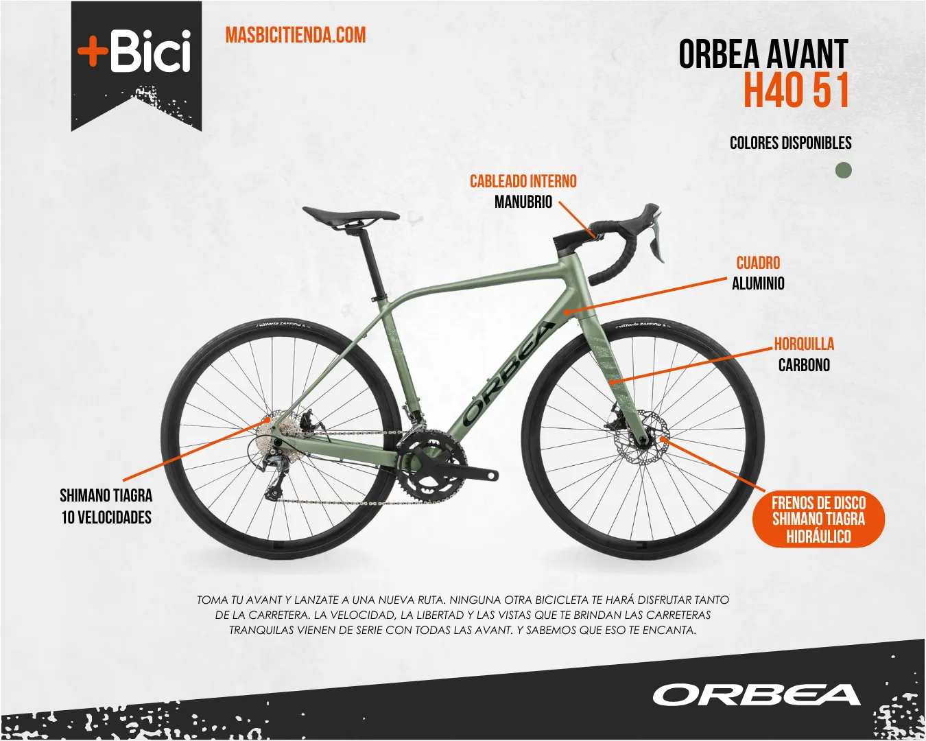 BICICLETA ORBEA AVANT H40 51