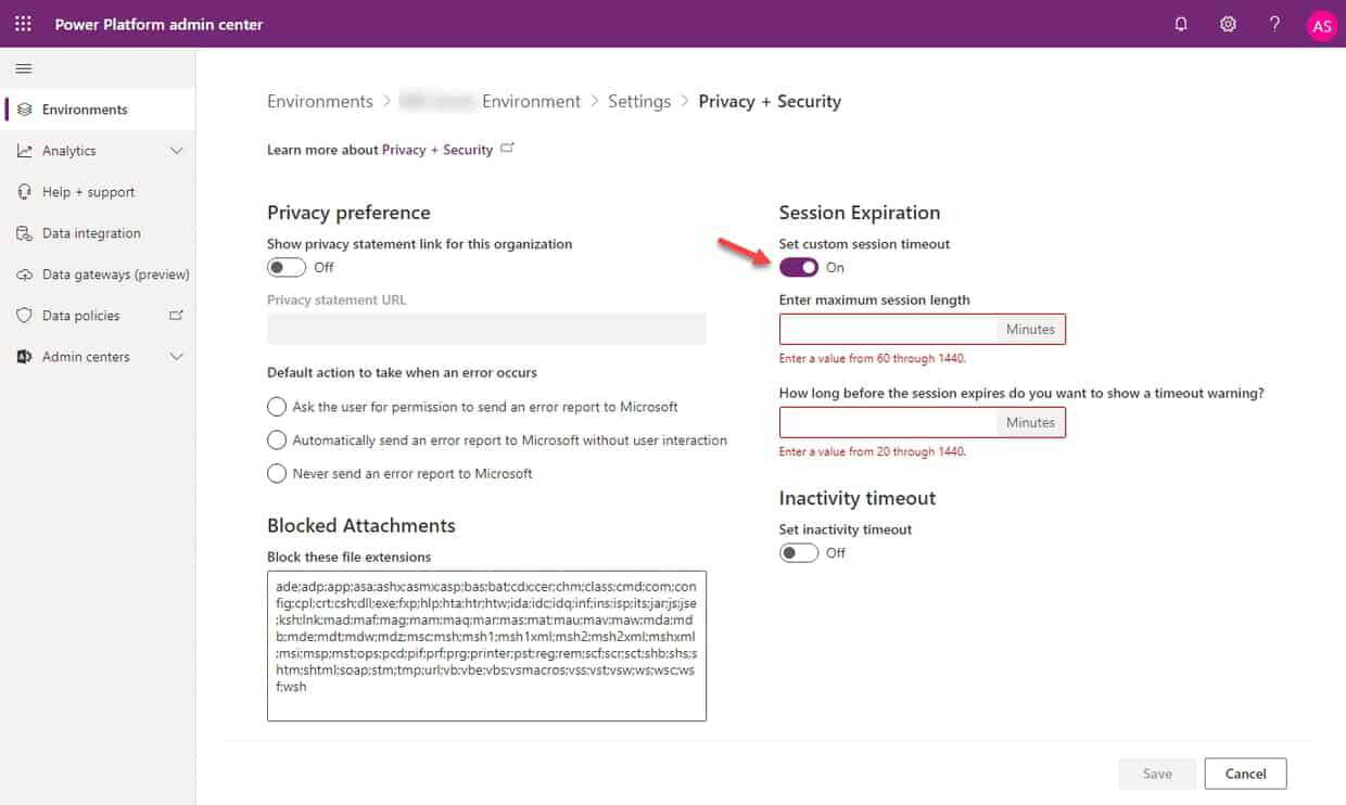 Configure Session Timeouts In Microsoft Dynamics 365