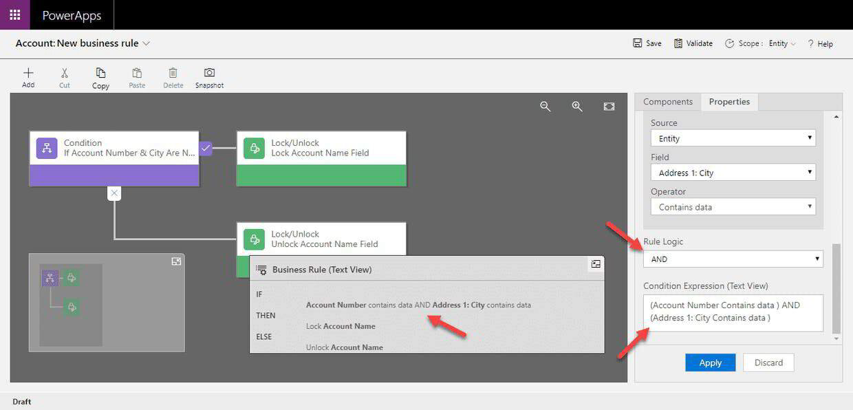 Configure Business Rules In Microsoft Dynamics 365