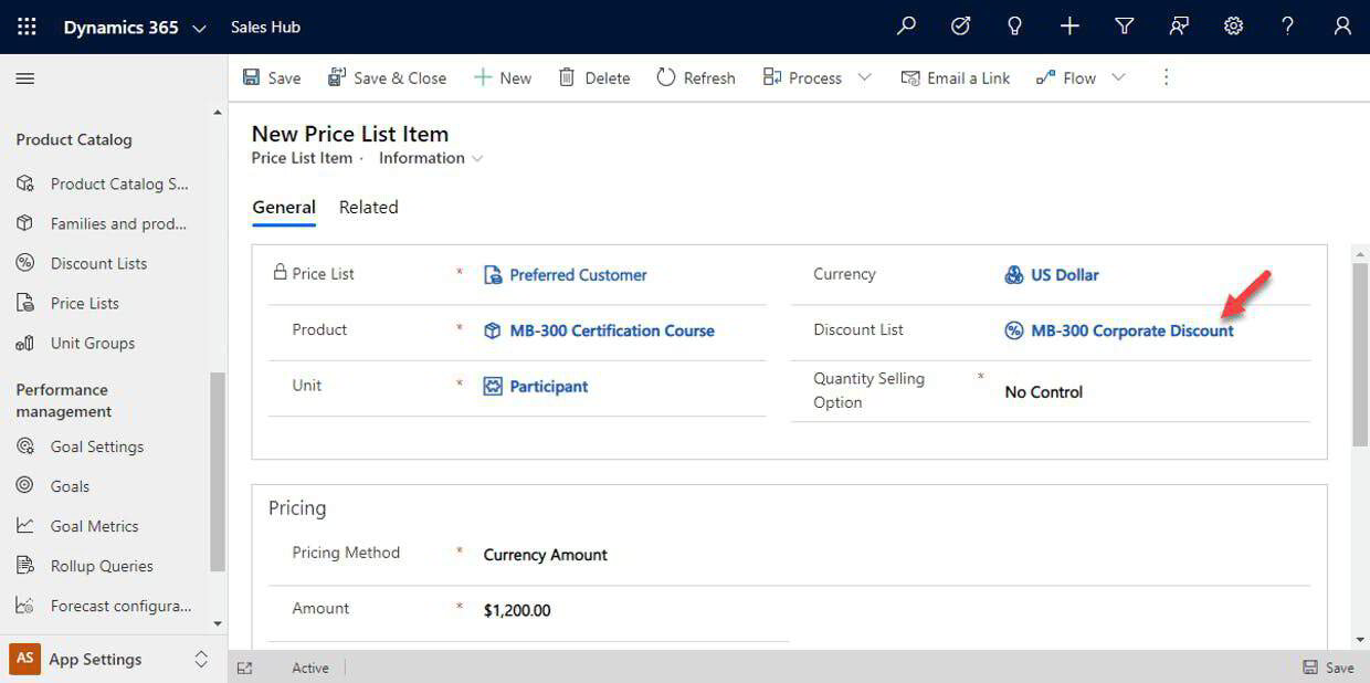 Configure Discount Lists In Microsoft Dynamics 365