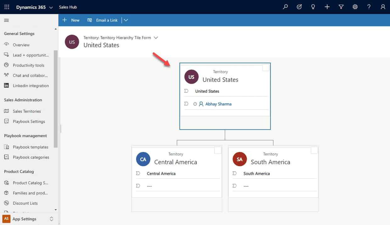 Configure Sales Territories In Microsoft Dynamics 365