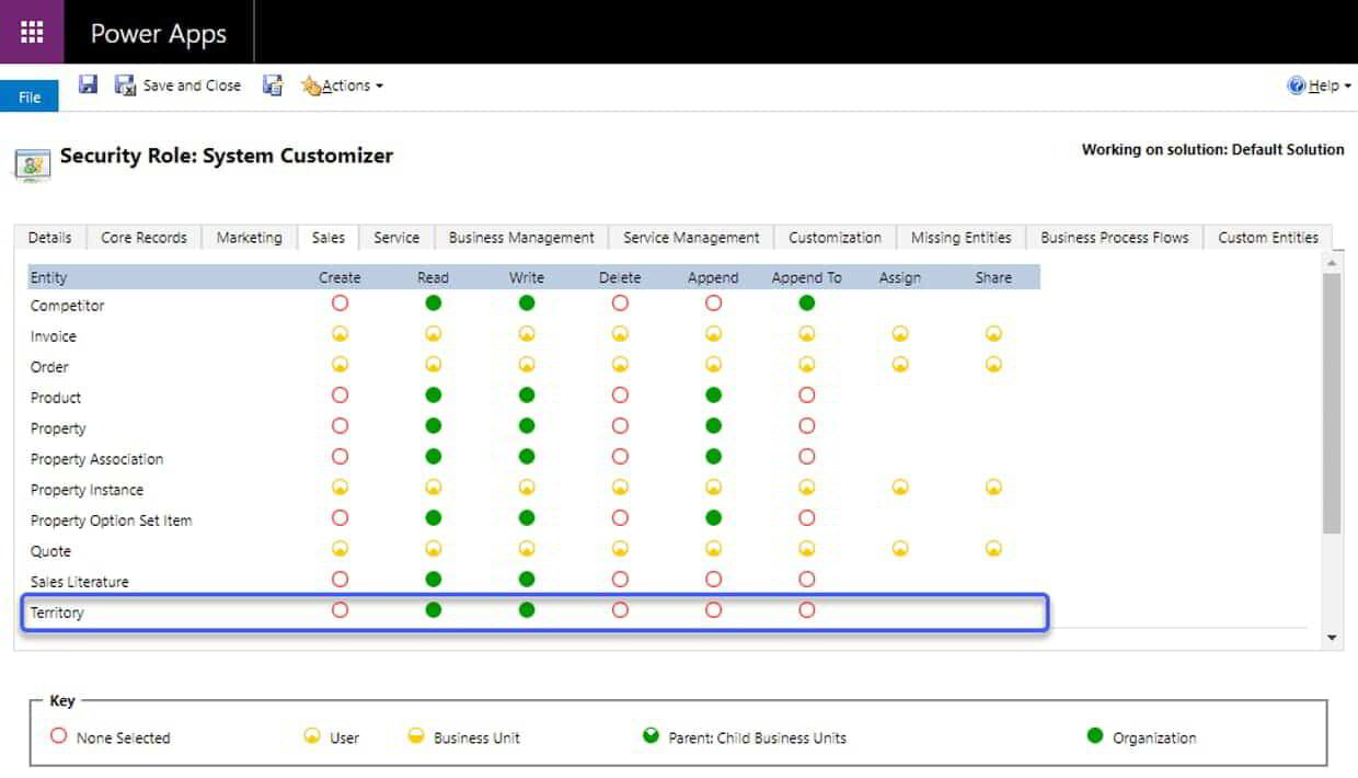 Configure Sales Territories In Microsoft Dynamics 365