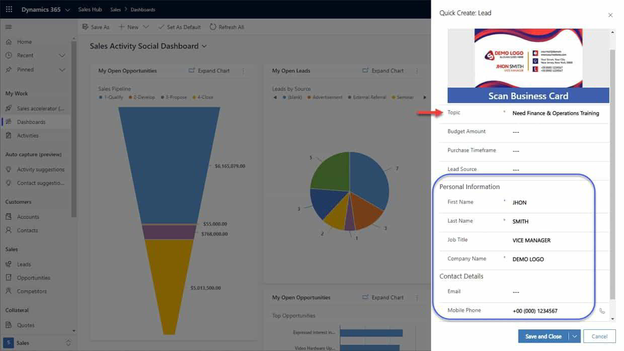 How To Create Leads In Microsoft Dynamics 365
