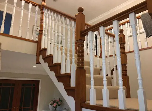 Stairs in House painted by Fresh Touch Painting