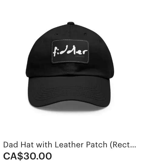 Fiddle Hat - Dad hat style
