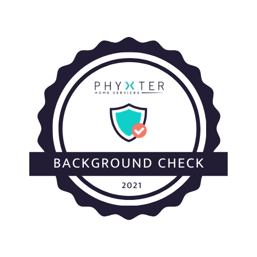 Phyxter background check badge