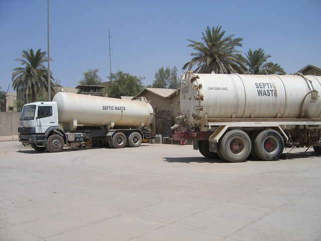 Sewage trucks