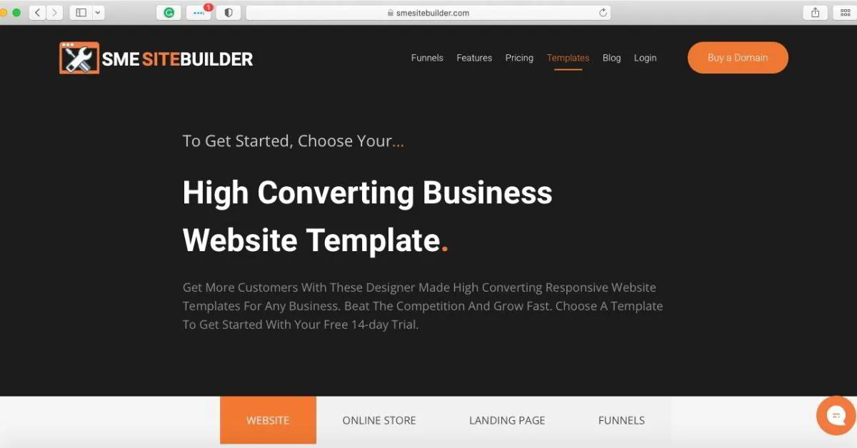 Step 1- Choose a Funnel Template