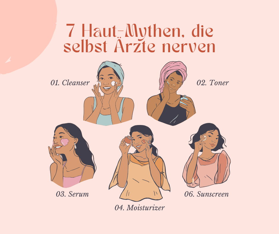 Haut-Mythen, die selbst Ärzte nerven!