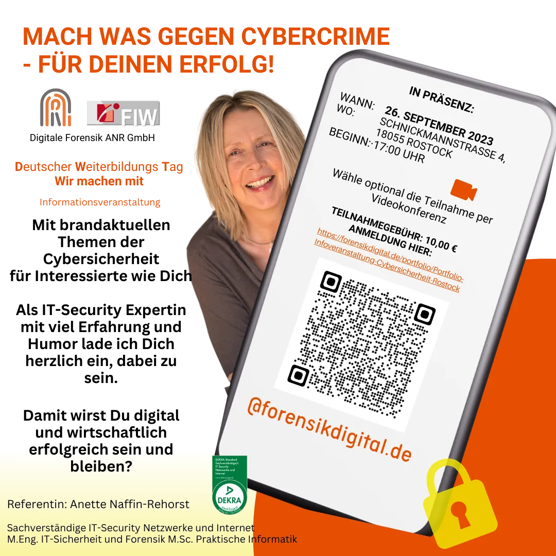 "Mach was gegen Cybercrime" - Infoveranstaltung in Rostock