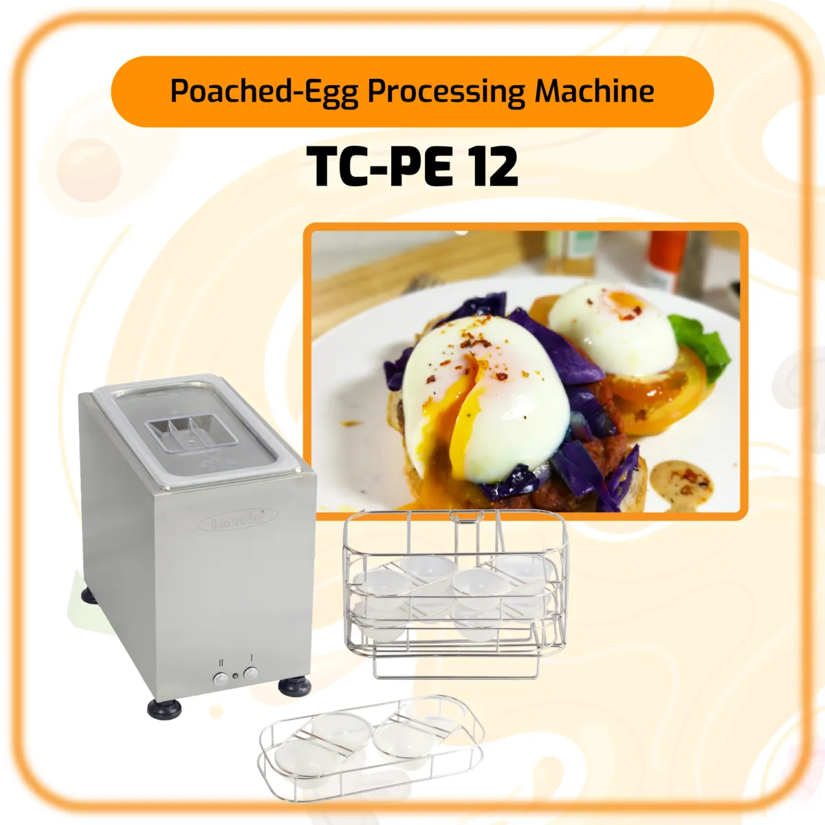 Poached Egg Processing Machine
