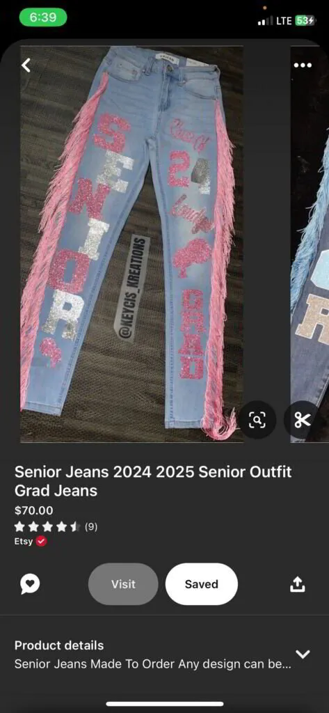 Senior Pants only