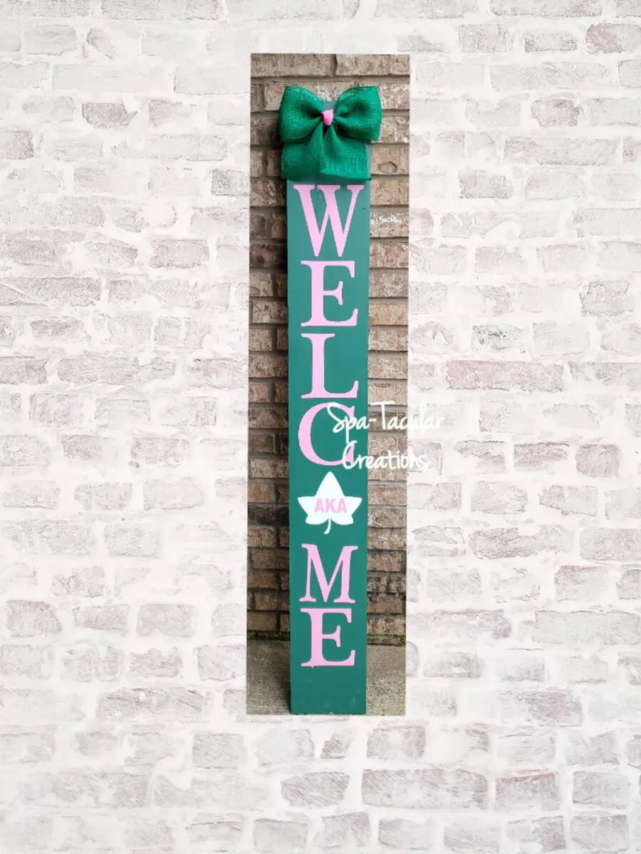 AKA Welcome Door Sign (if you need shipping email first)