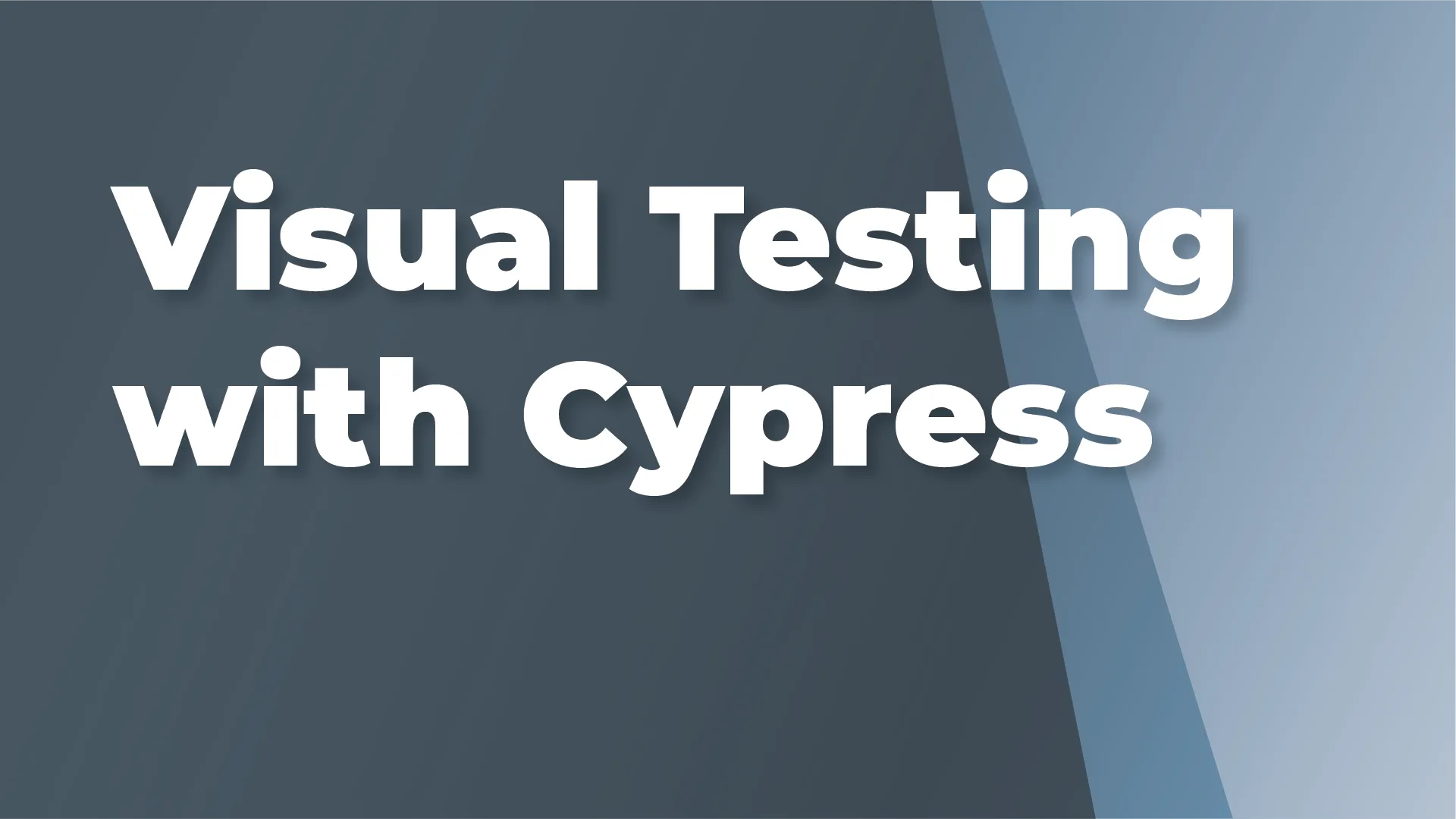 Visual Testing with Cypress
