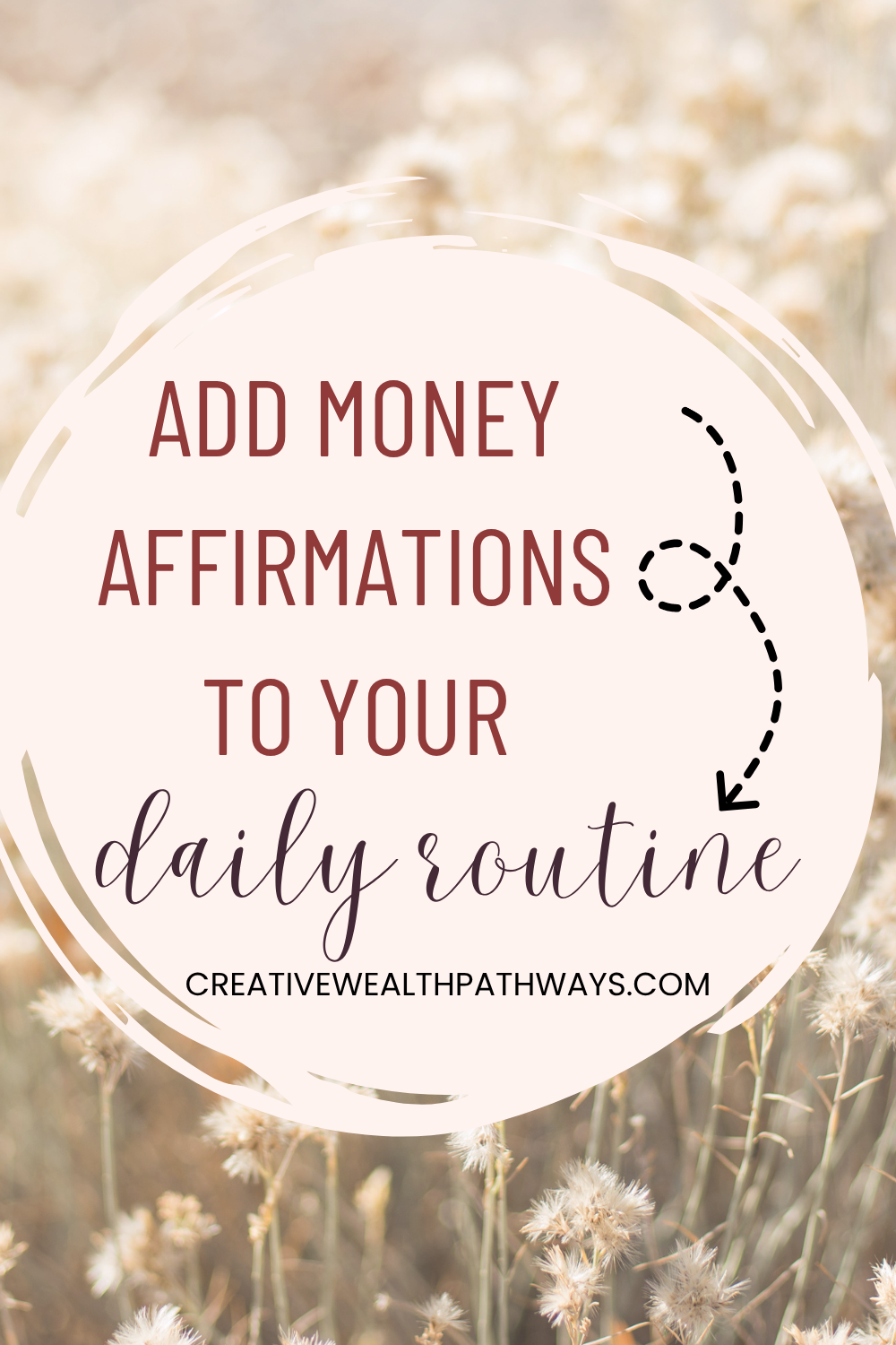 Flat lay of a coffee mug, affirmation cards, and notebook on a clean desk setup, representing daily money affirmations and positive habits for financial growth.