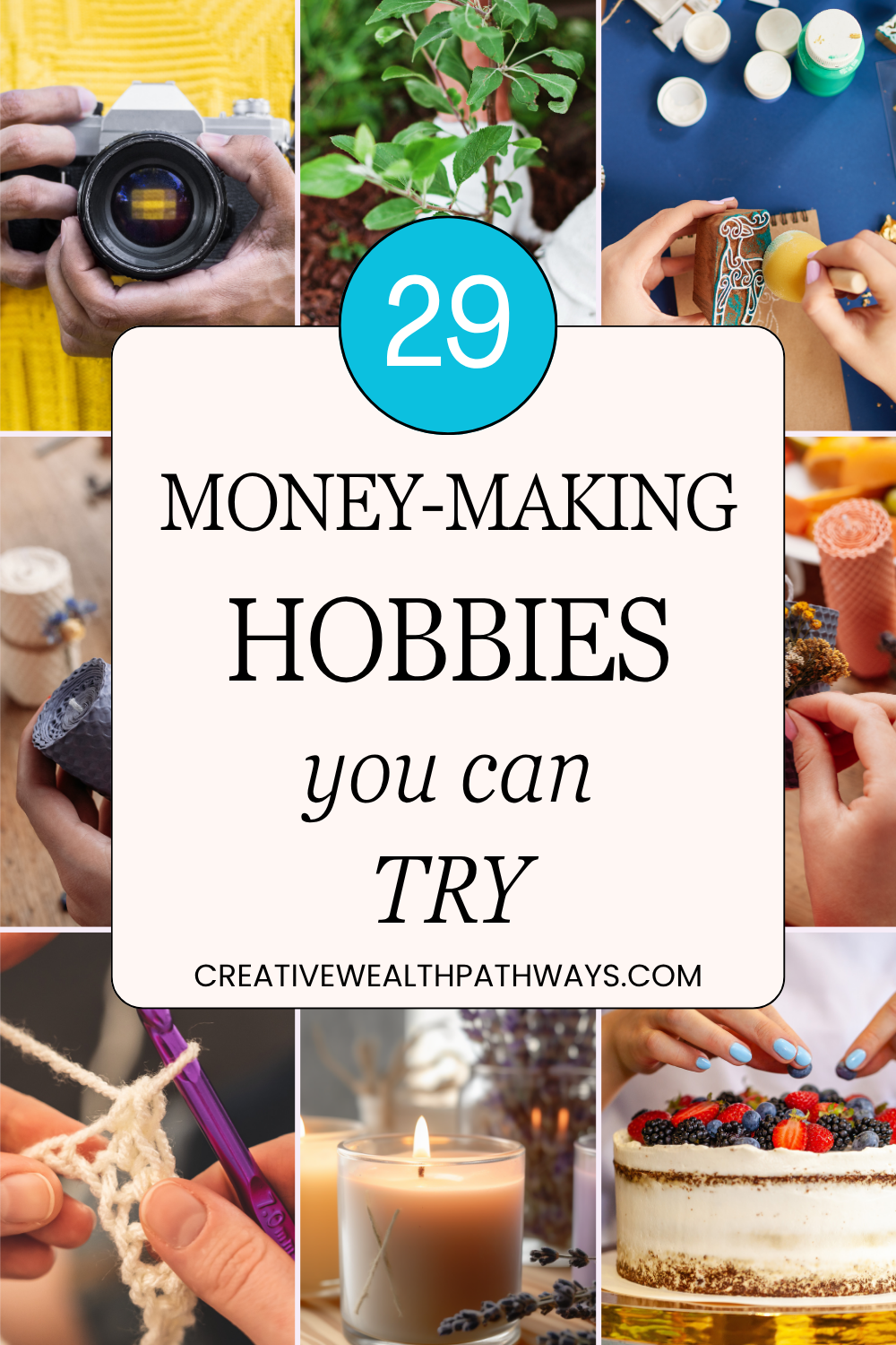 Flat lay of craft supplies, laptop, and a cup of coffee on a bright workspace, symbolizing fun hobbies that make money from home.