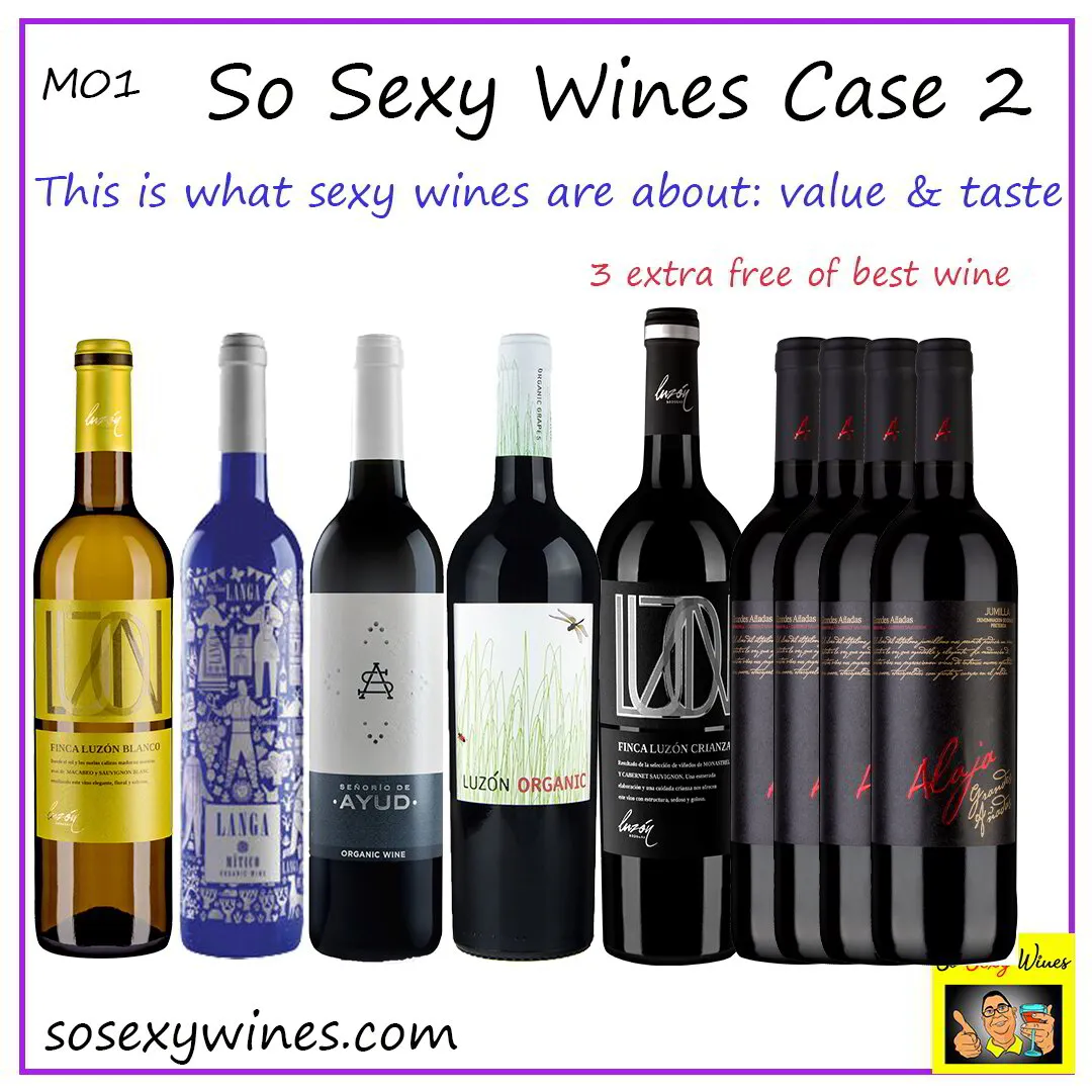 M01 - So Sexy Wine Case 2 -4.475k (includes 3 extra free bottles of top wine)