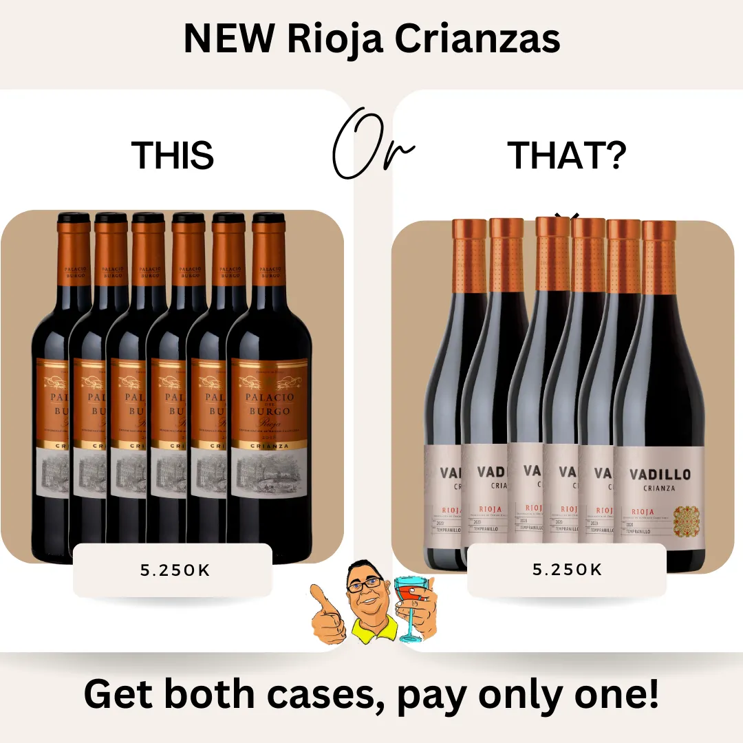 New Rioja Crianza launching offer - 5.250k