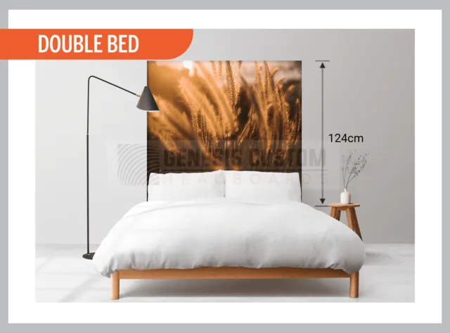natural artwork 4 double bed 124cm
